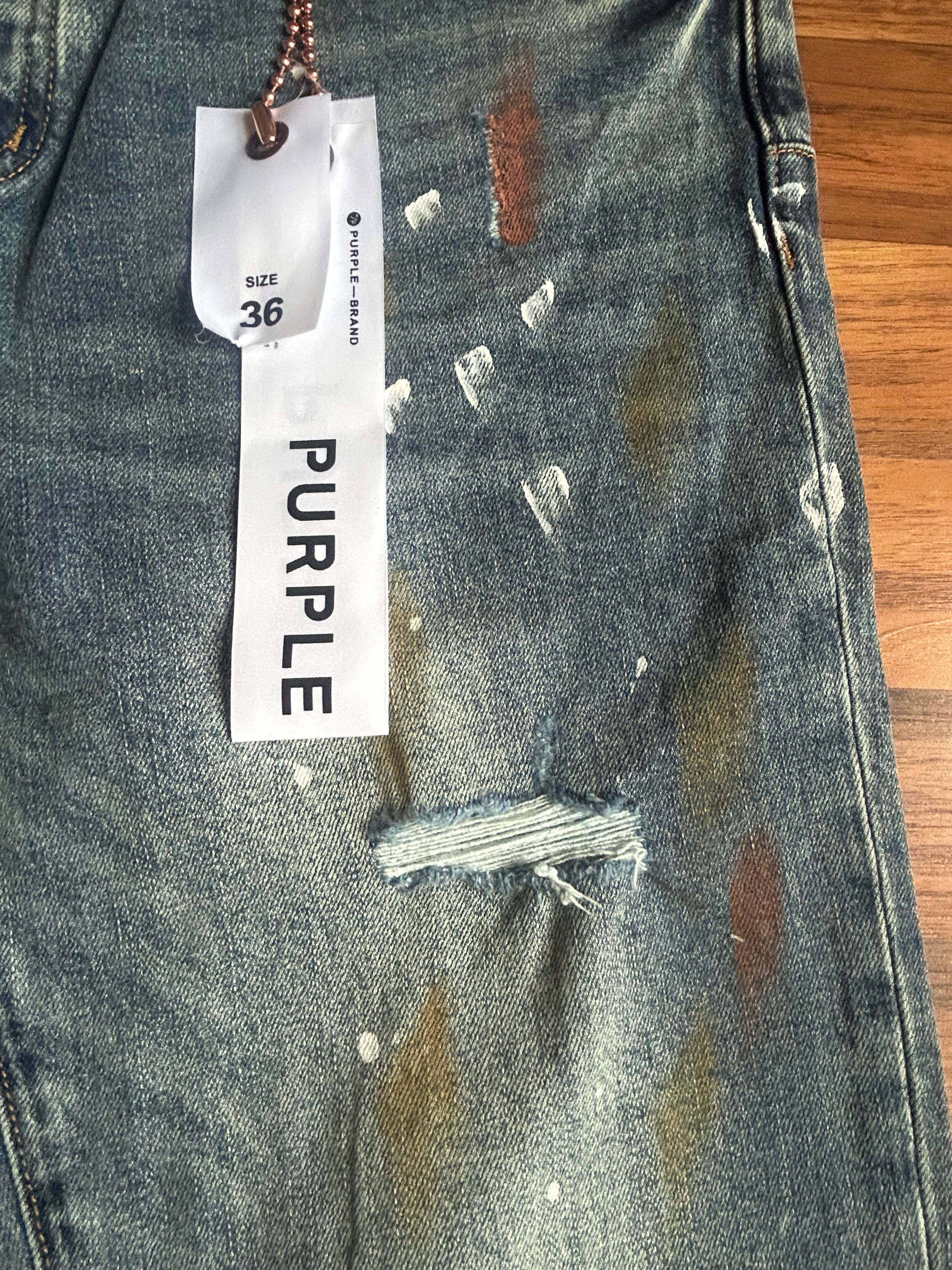 Purple “Old season” Denim Skinny Jeans